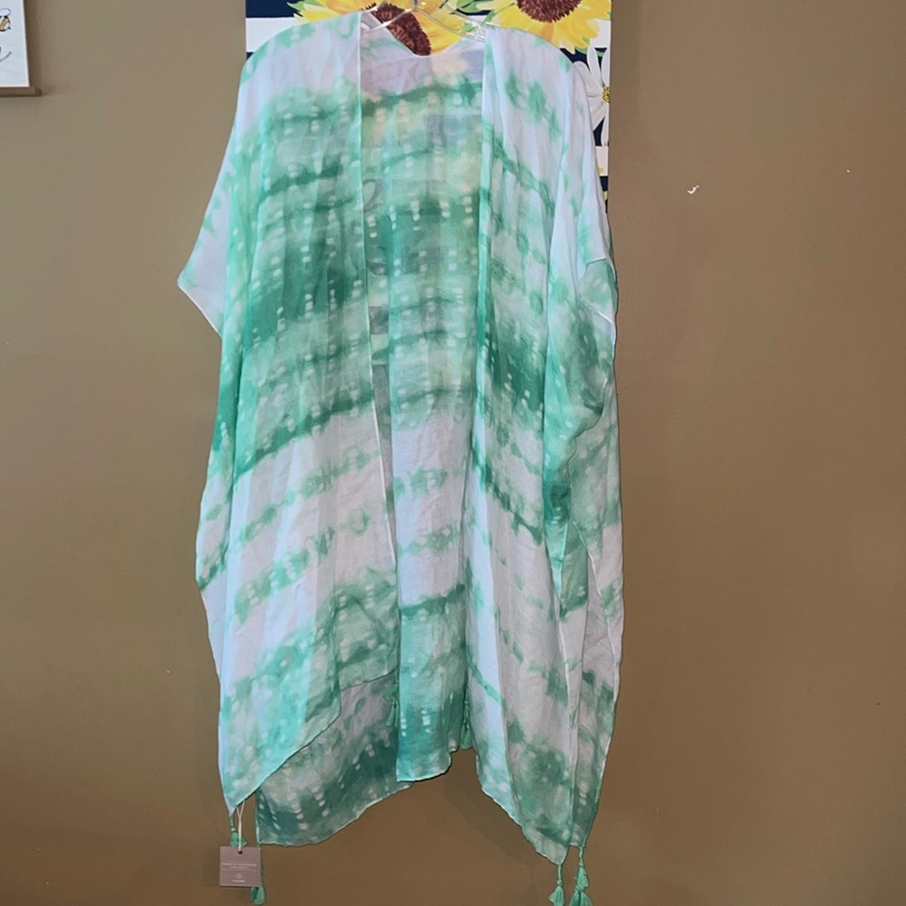 NWT tie dye swim coverup